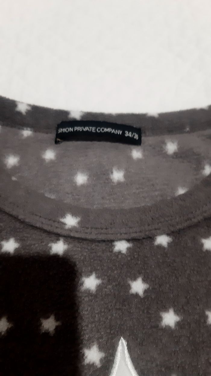 Pyjama pilou pilou gris foncé - photo numéro 4