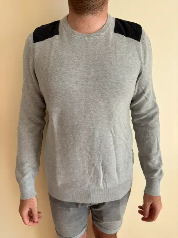 Pull gris - Homme - 38/M