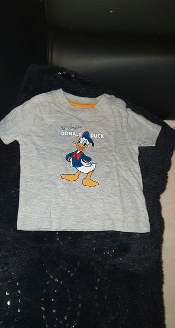 T shirt Donald 3-6 mois
