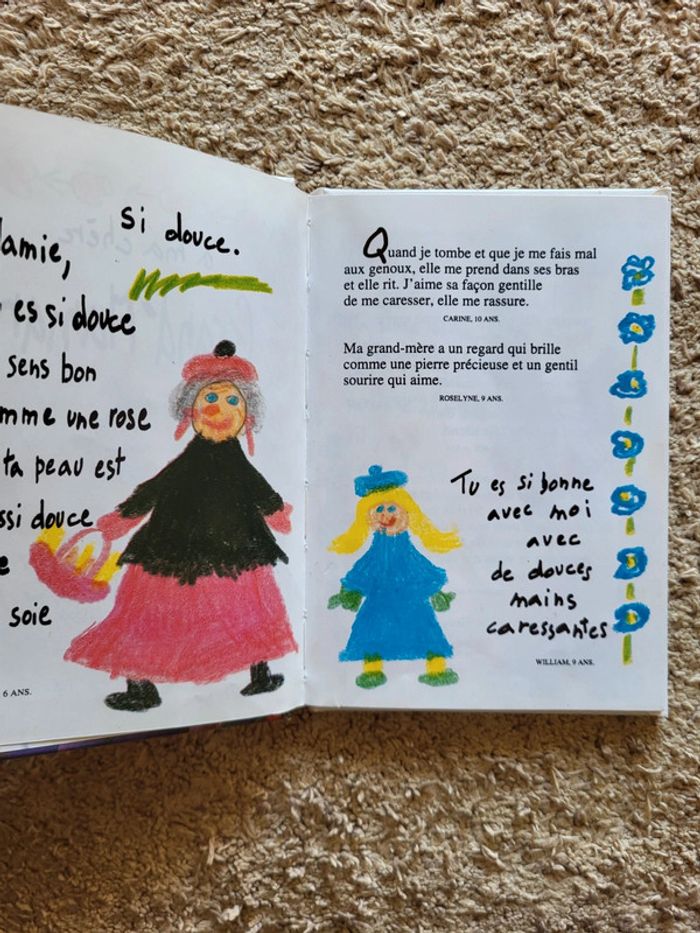 Livre "À ma chère grand' maman" d'Helen Exley, citations & dessins d’enfants - photo numéro 5
