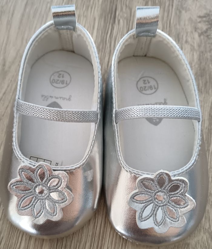 Ballerines grises bébé fille