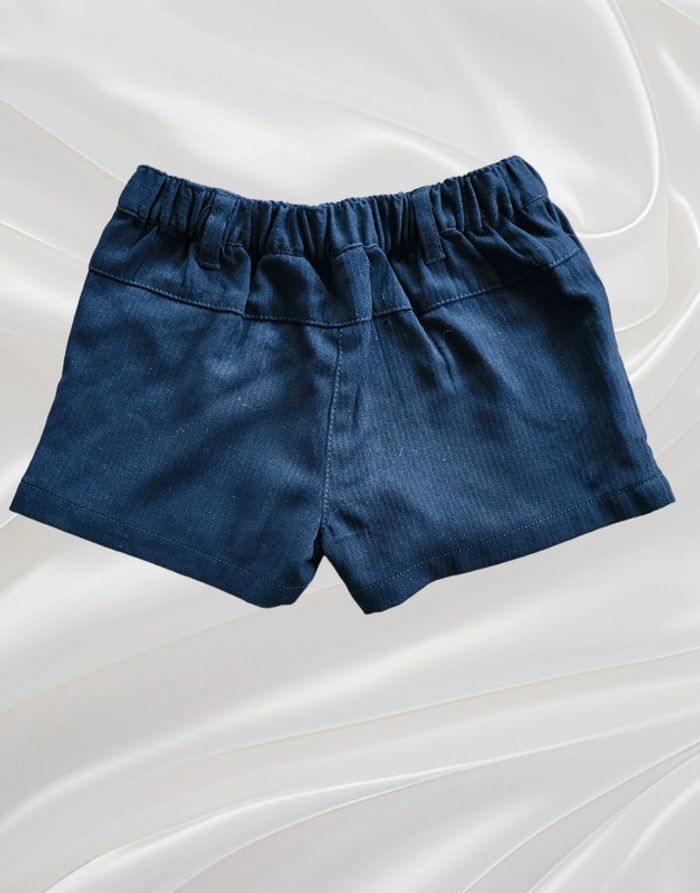 Short bleu marine fille 4 ans - photo numéro 2