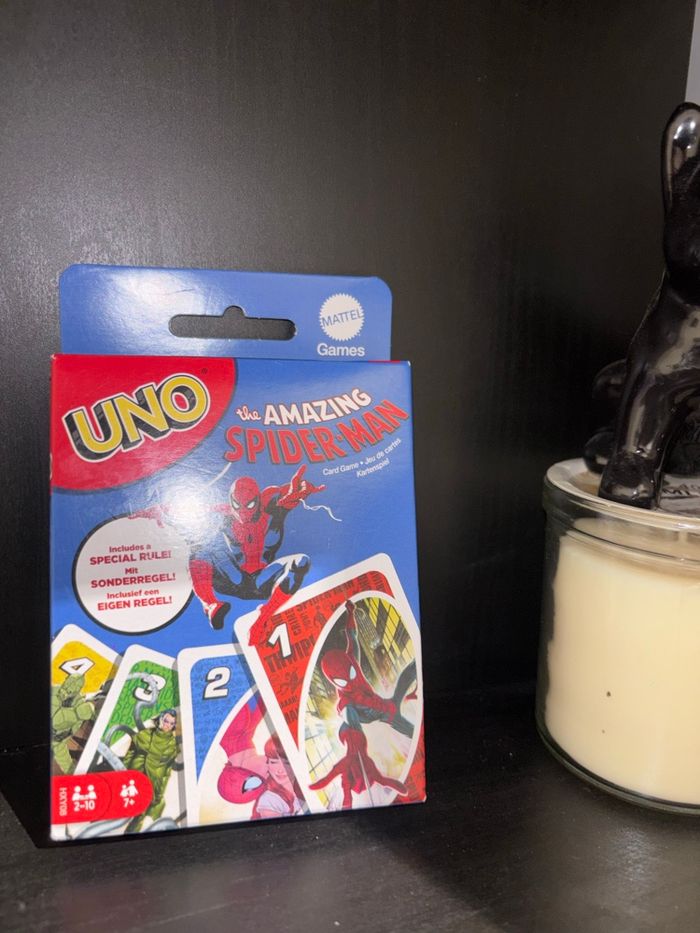 UNO Spiderman – Jeu de cartes neuf et scellé