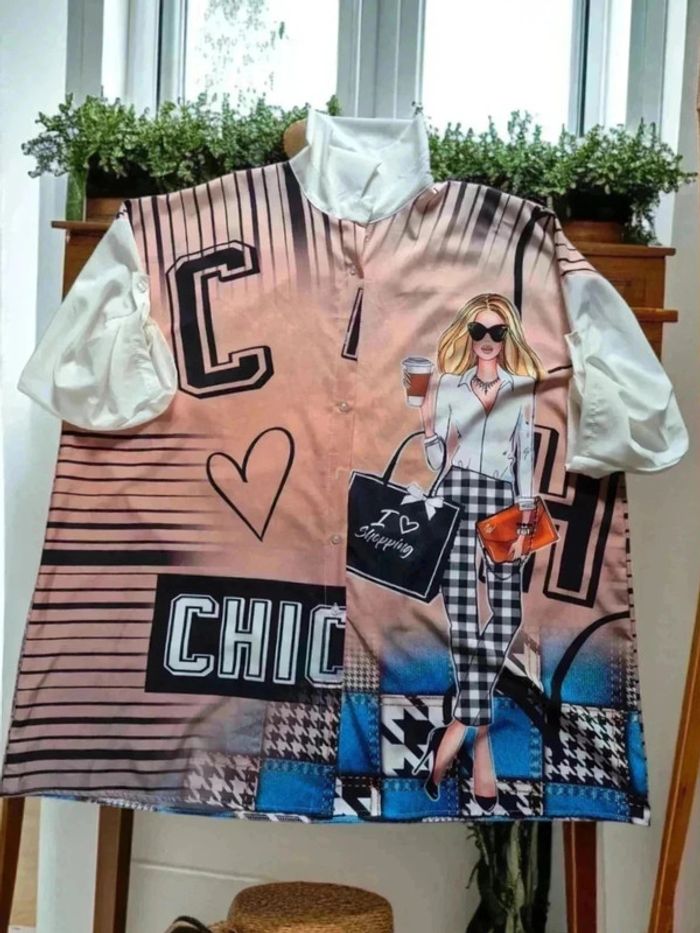 Chemise 🌹TU🌹 grande taille 44/50