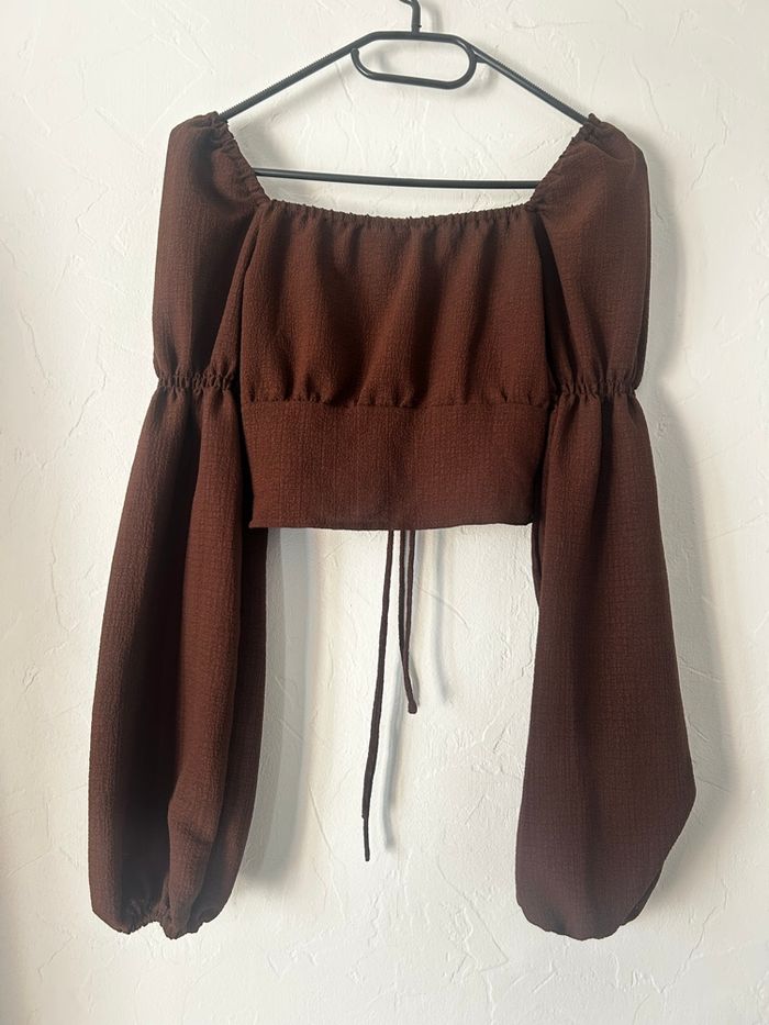 🤎 haut divided marron H&M - photo numéro 2