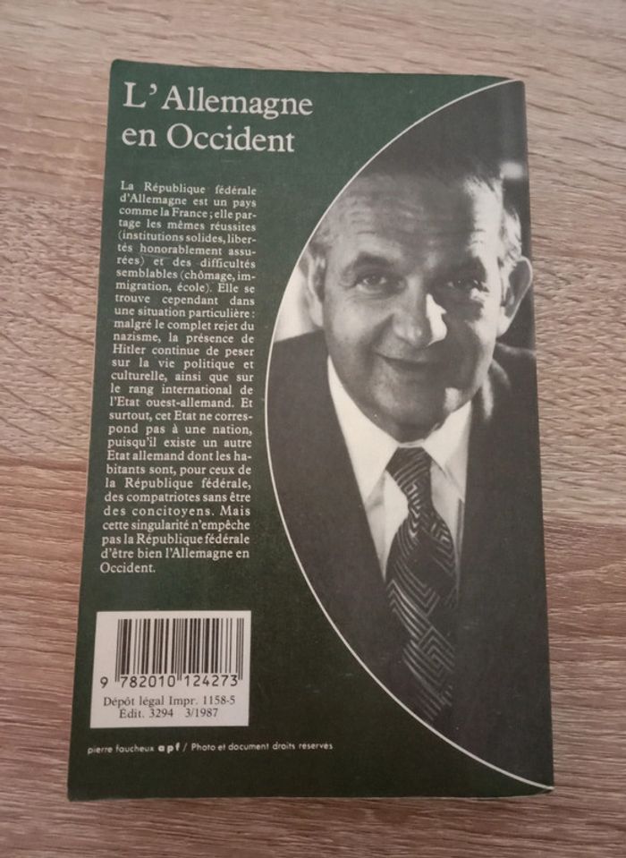 Alfred Grosser 📚 L'Allemagne en Occident - photo numéro 2