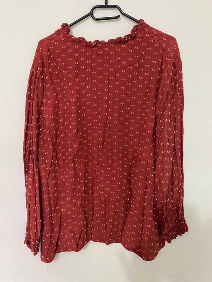 Blouse orange/rouge MS Mode taille 48 - photo numéro 4
