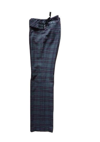 Pantalon Droit à Carreaux