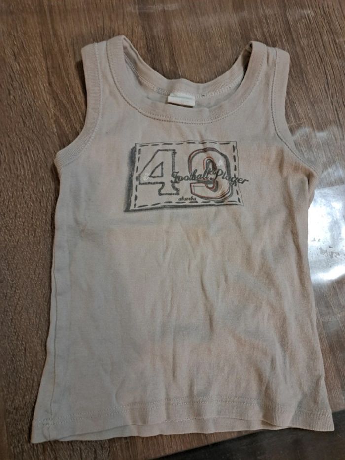 Débardeur Marcel Absorba beige 2 ans - 86 cm