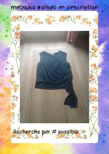 Débardeur effet satin