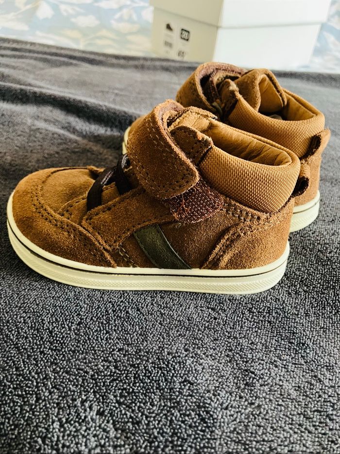 Chaussure pour bébé garçon marron - photo numéro 6