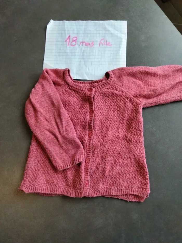Joli gilet rose