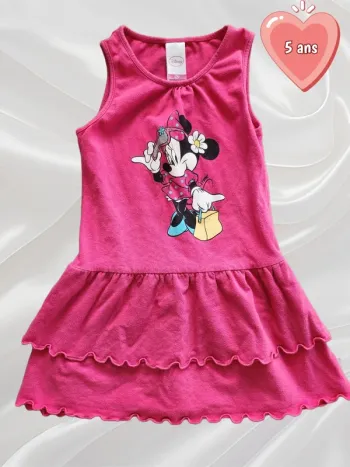 Robe sans manches Minnie fille 5 ans