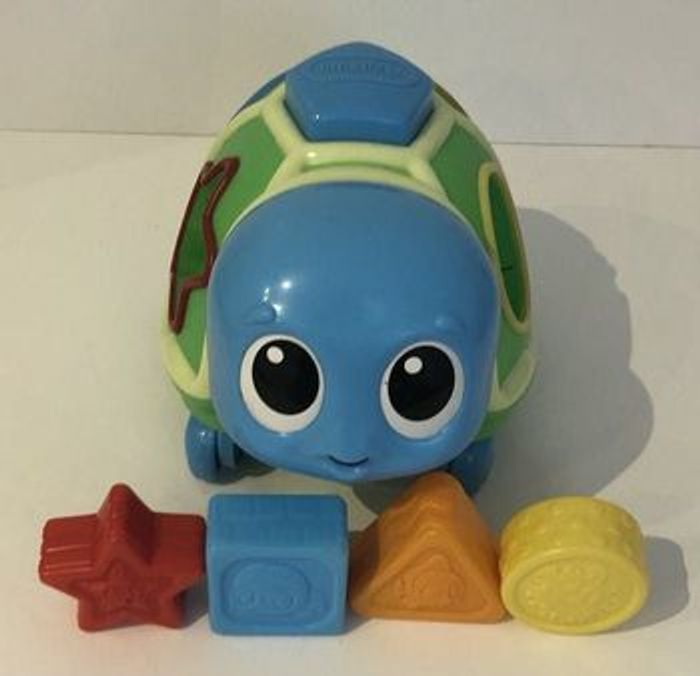 Little Tikes tortue rampante trieur formes aide marche 4 pattes crawl n pop turtle lot SOP77