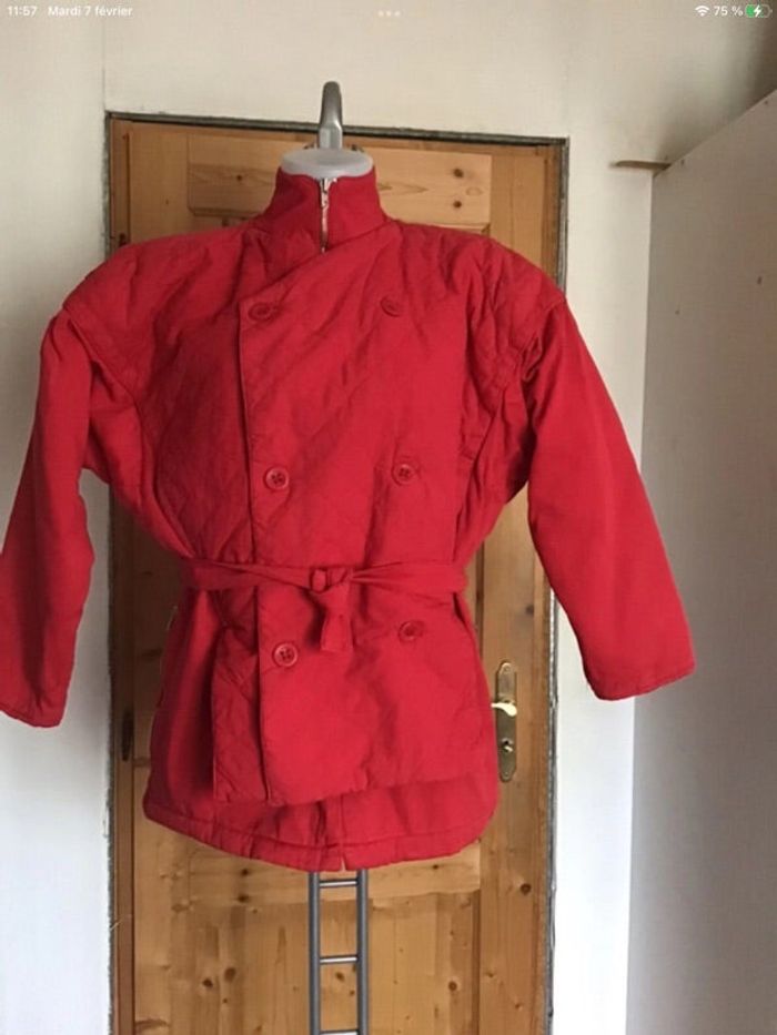 Manteau matelassé « kimono » vintage 80s Ton sur Ton