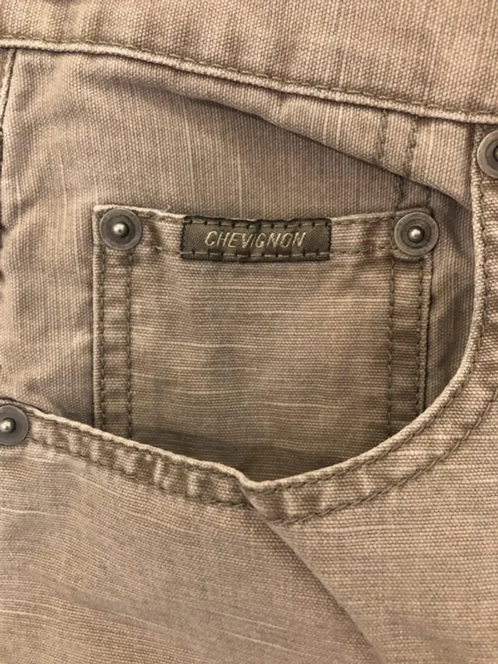 Chevignon grey denim jeans Mens W33 / FR42 - photo numéro 8