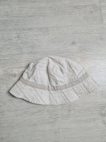 Chapeau Obaïbi crème réversible