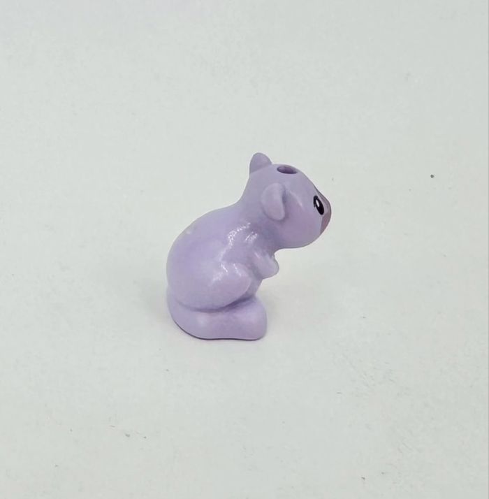 Lego Animaux Friends : Souris / Hamster, couleur lavande, nez pailleté - photo numéro 2