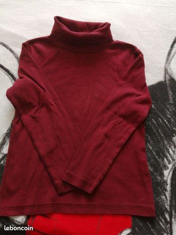 Sous pull col roule garçon