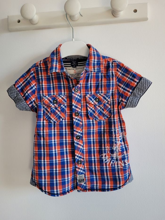 Chemise 2 ans terre de marins manches courtes - photo numéro 2