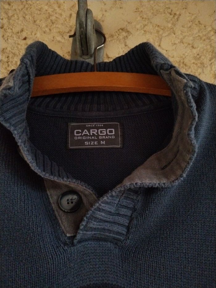 Pull homme taille M bleu jeans - photo numéro 4