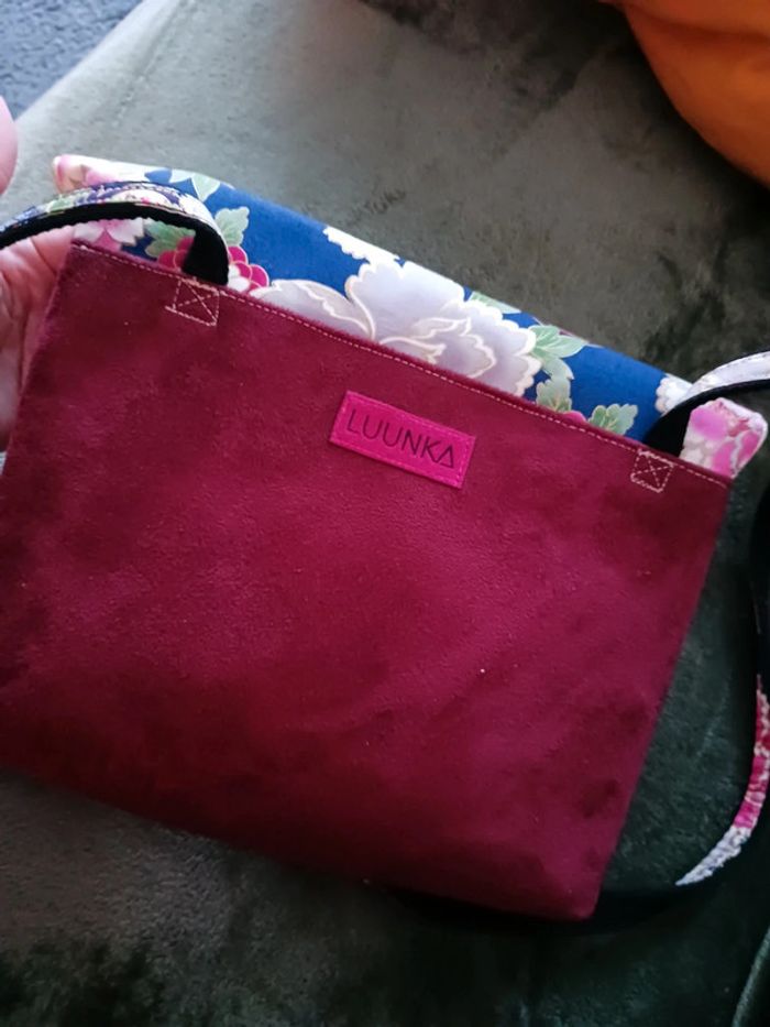 Sac bandoulière bordeaux LUUNKA - photo numéro 4