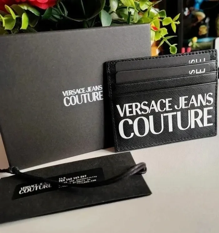 Porte carte, Porte feuille Versace, Jeans Couture - Neuf - photo numéro 2