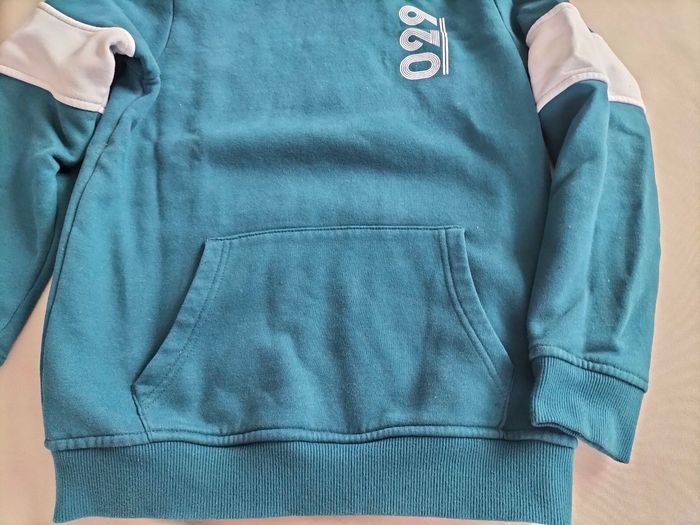💙 Sweat col montant bleu canard - 10 ans - In extenso - Très bon état 💙 - photo numéro 2