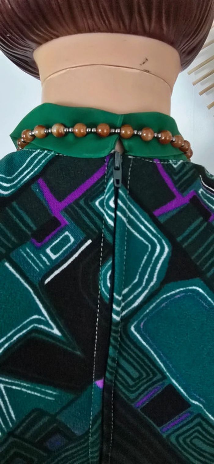 magnifique robe vintage des années 60/ 70 - photo numéro 6