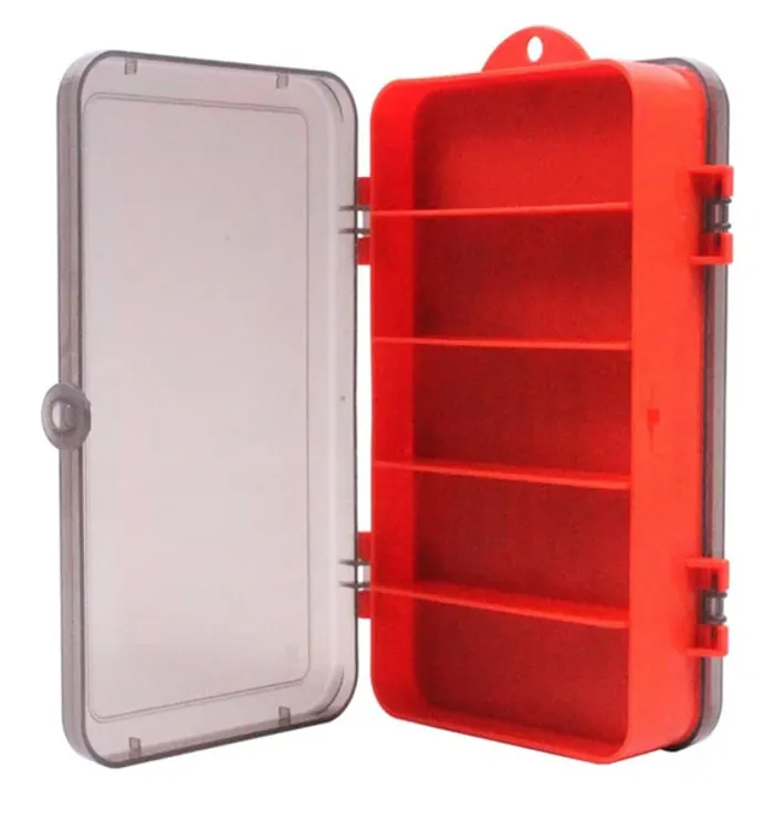 Boîte de rangement pour leurres de pêche – Rouge Neuf