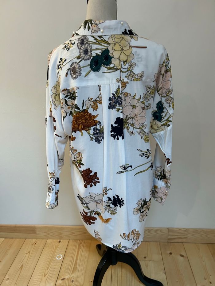 Chemise blanche à motif - taille 38/40 - photo numéro 2
