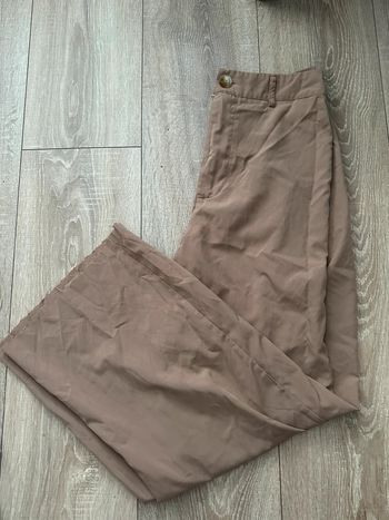 Pantalon tailleur beige