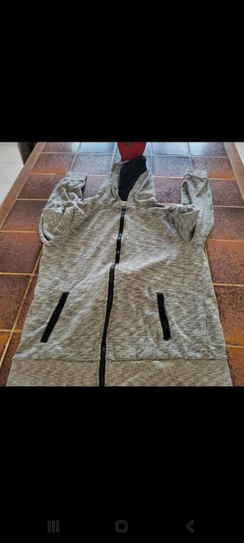 Sweat zippé à capuche veste 13 ans