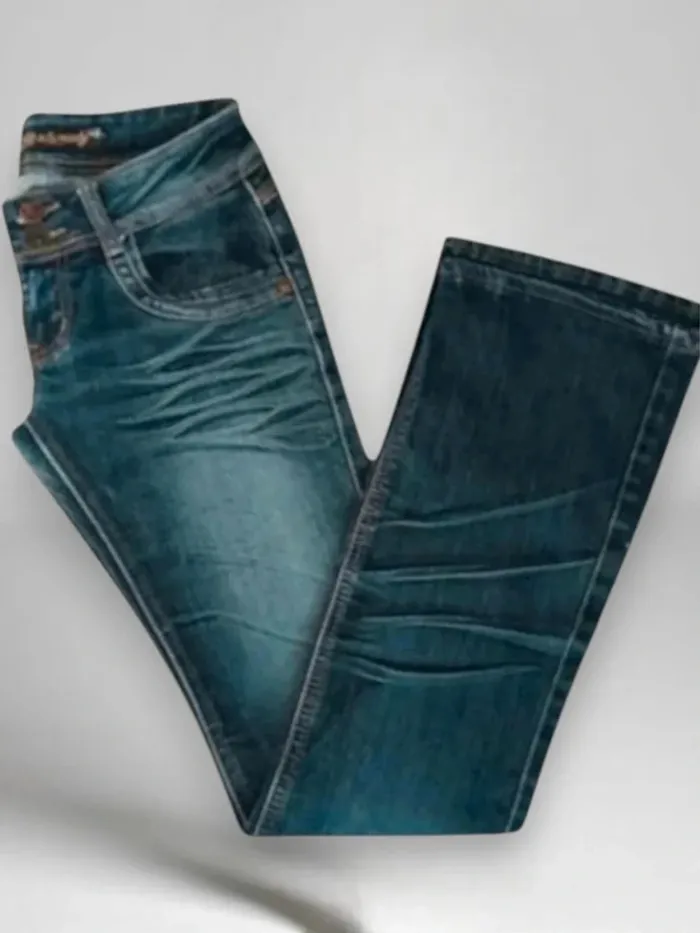 Jean vintage y2k Redseventy ,coupe flare style seventies ,taille basse ,elasthanne - photo numéro 6