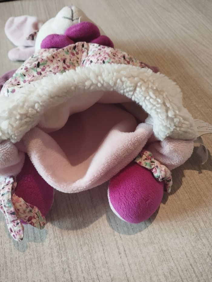 Doudou lapin marionnette - photo numéro 4