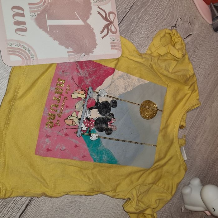 T-shirt manches courtes 12 mois Disney Mickey minnie