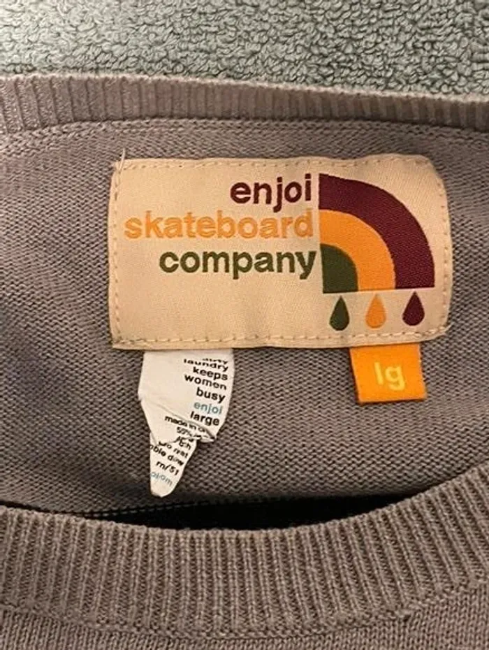 Pull vintage Enjoi Skateboard Company - photo numéro 3