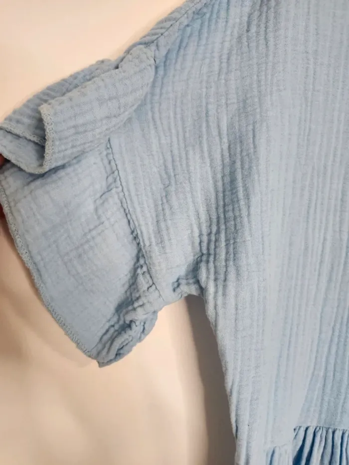 Robe bleu ciel légère été NEUF - photo numéro 4