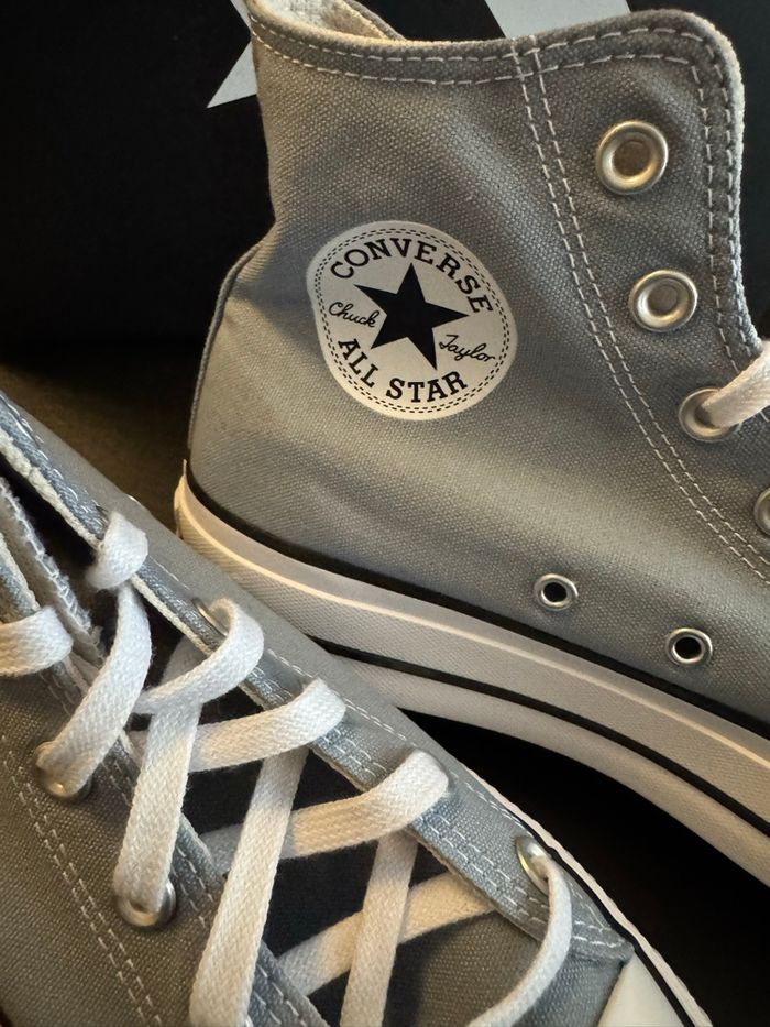 converse chuck taylor all star lift hi obsidian mist 570434c taille 40 - photo numéro 5