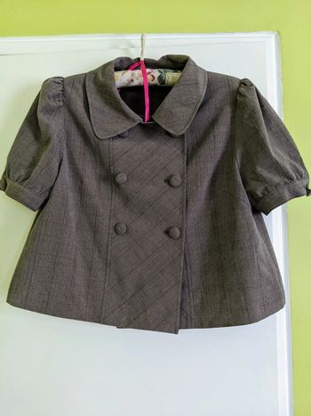 Veste blazer manches courtes style british taille 40 neuf