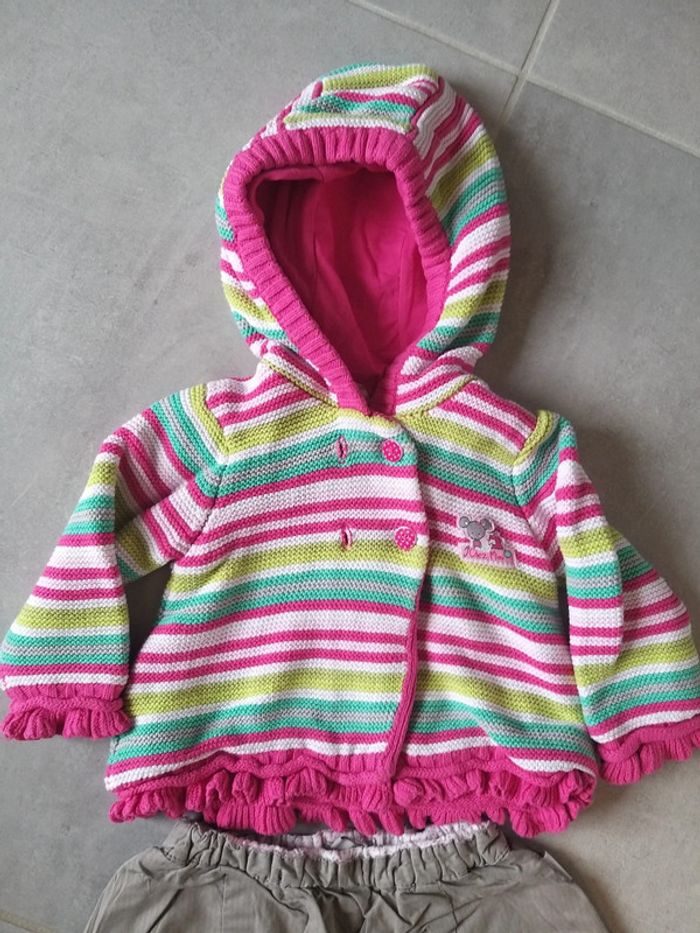 Ensemble pantalon et veste en 12 mois - photo numéro 2