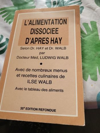 L alimentation dissociée d apres Hay