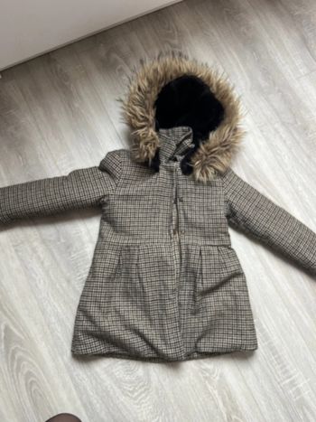 Manteau chaud hiver fille 6 ans