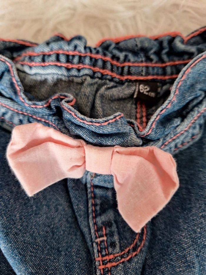 Pantalon fille 3 mois 62 cm - photo numéro 3