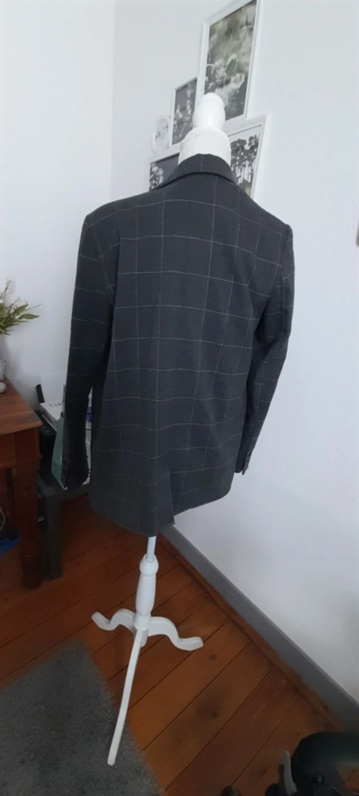 Veste tailleur Pimkie taille 38 femme epaisse gris - photo numéro 4