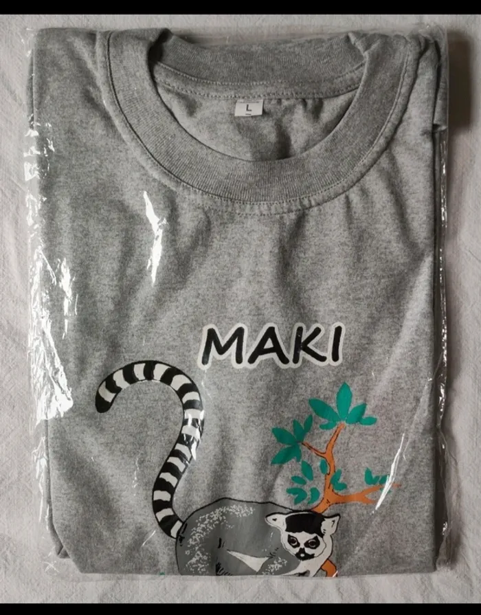 T-shirt gris Maki neuf
