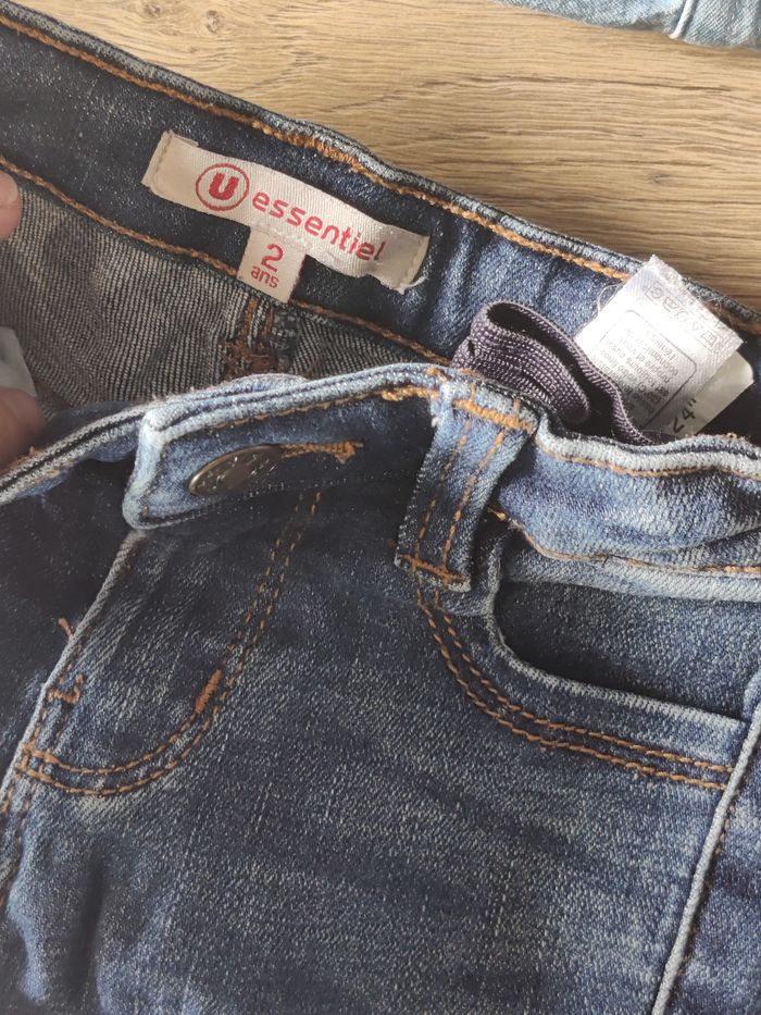 Ensemble 3 pièces jean tee shirt chemise Taille 2-3 ans - photo numéro 4