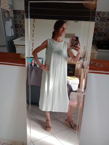 Robe XL vert clair c8