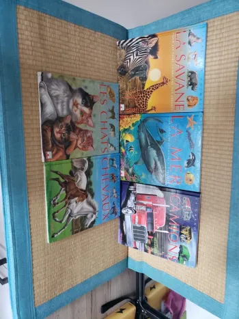 Lot de 5 livres l'imagerie animal et la grande imagerie
