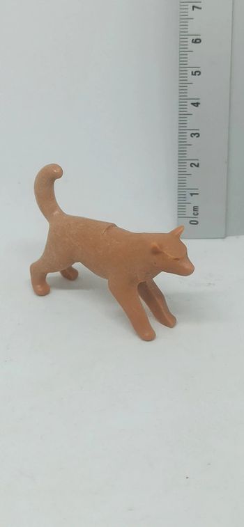 Chien de traîneau husky marron vintage playmobil